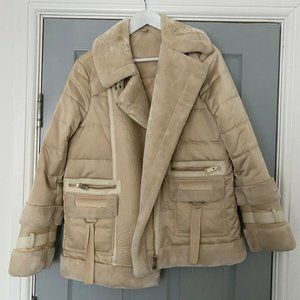 Women's Faux Fur Aviator Jacket